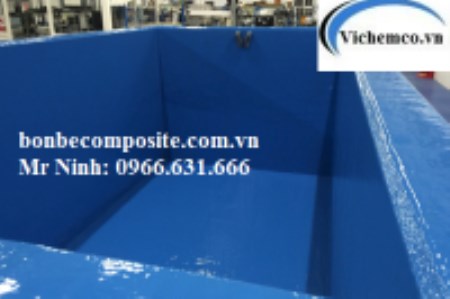 Bọc Composite - FRP cho hệ thống xử lí nước thải - Công Ty Cổ Phần Sản Xuất Và Thi Công Vichemco Việt Nam